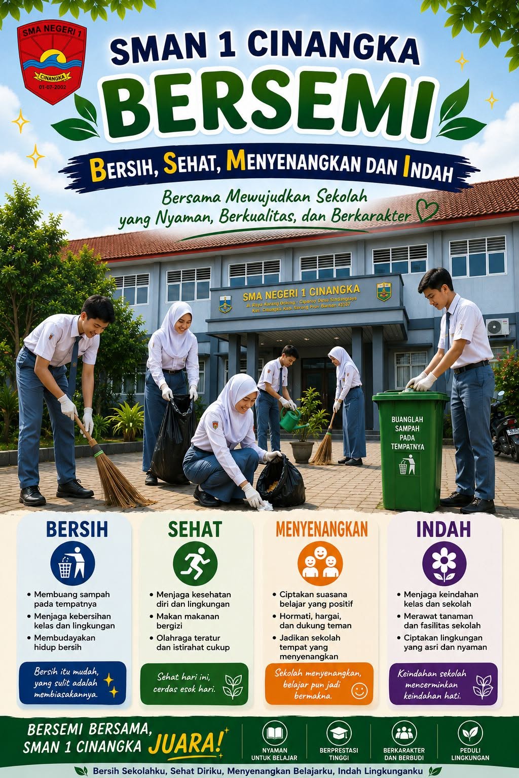 SMAN 1 Cinangka BERSEMI